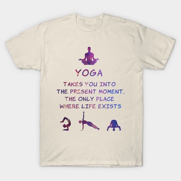Yoga T-Shirt by ElectricMint